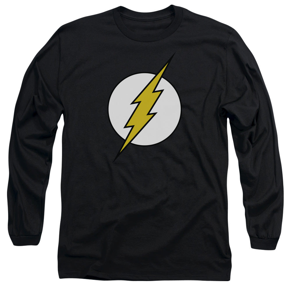 DC Comics Flash Fl Classic Mens Long Sleeve Shirt Black Officially Licensed