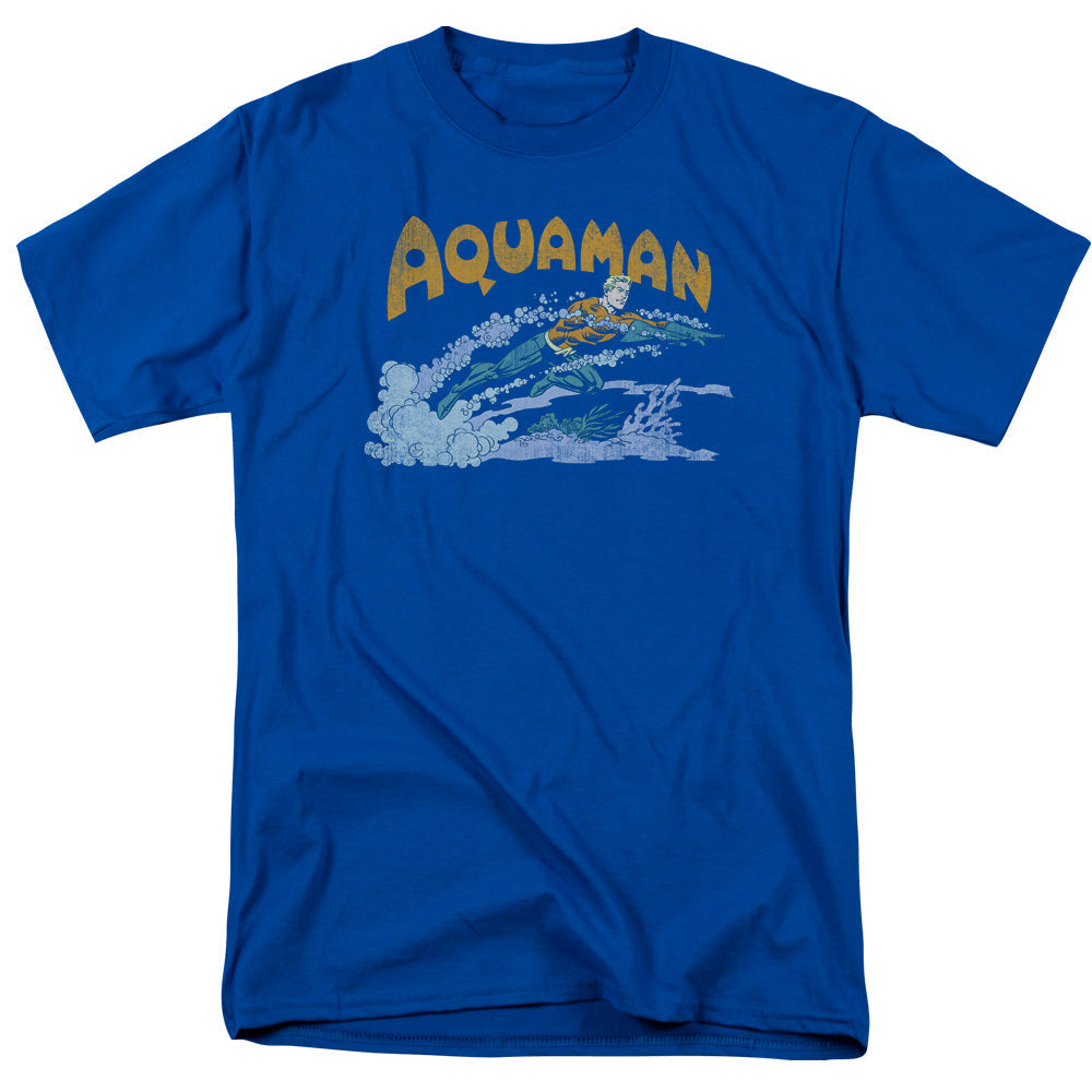 Dc Aqua Swim Mens T Shirt Royal Officially Licensed