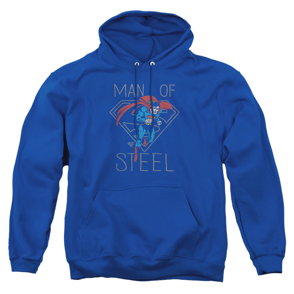 Dc Hardened Heart Mens Hoodie Royal Officially Licensed