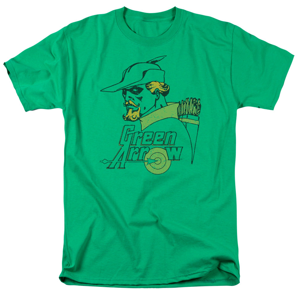 Dc Close Up Mens T Shirt Kelly Green Officially Licensed