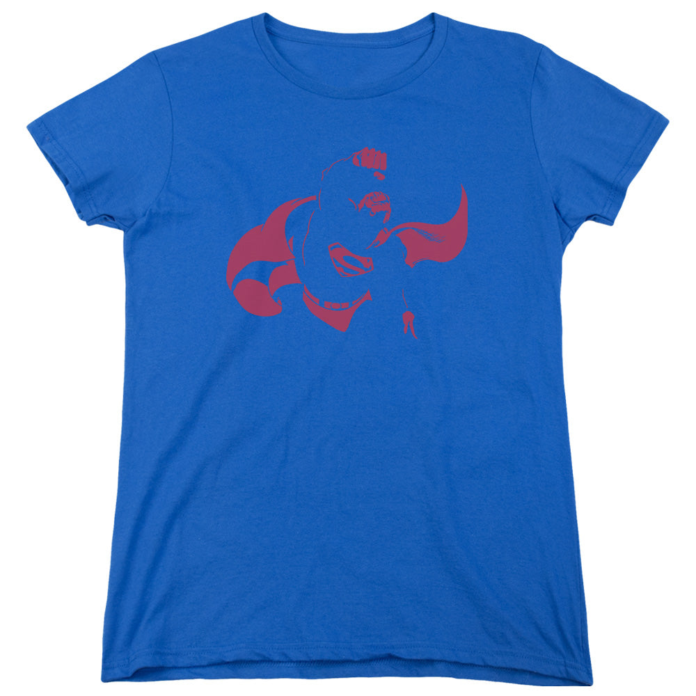 DC Comics Super Min Womens T Shirt Royal Blue Officially Licensed