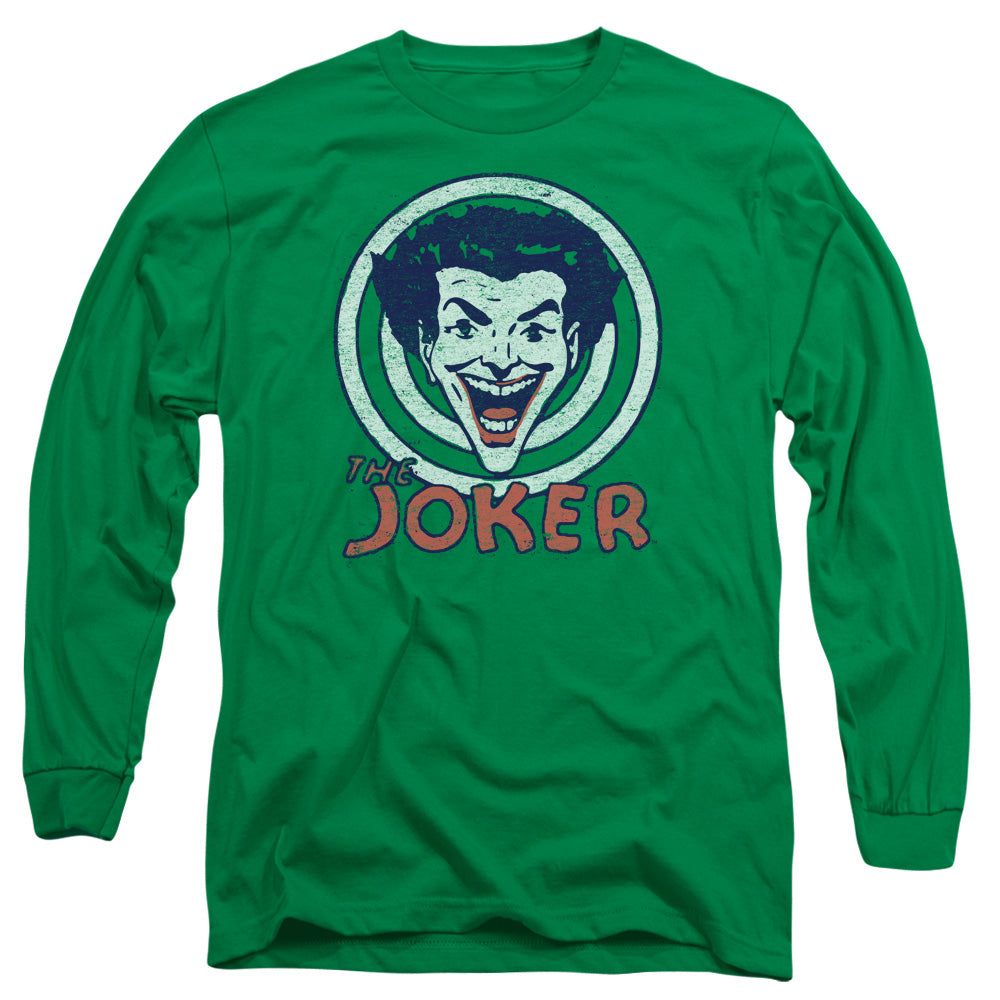 Dc Joke Target Mens Long Sleeve Shirt Kelly Green Officially Licensed