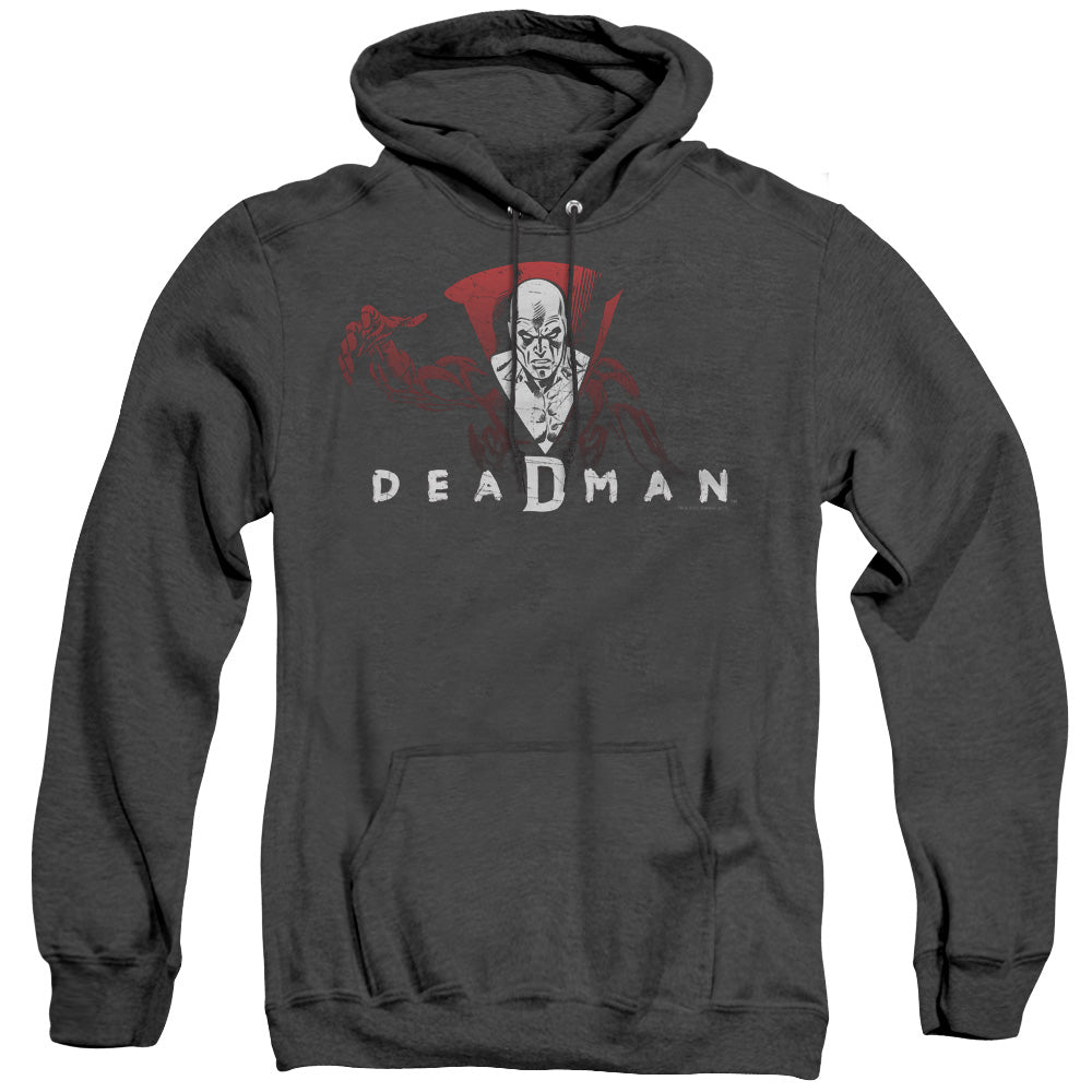 Dco Deadman Heather Mens Hoodie Black Officially Licensed