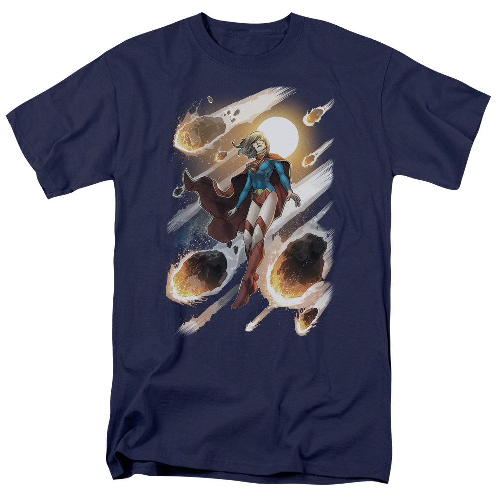 Justice League Of America Supergirl #1 Mens T Shirt Navy Officially Licensed