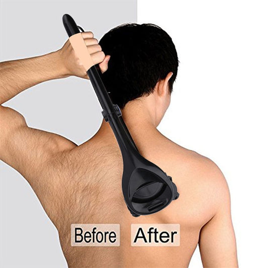 Do-it-yourself Head Blade Back Hair Shaver Trimmer Body Leg Razor Long Handle Removal Razors