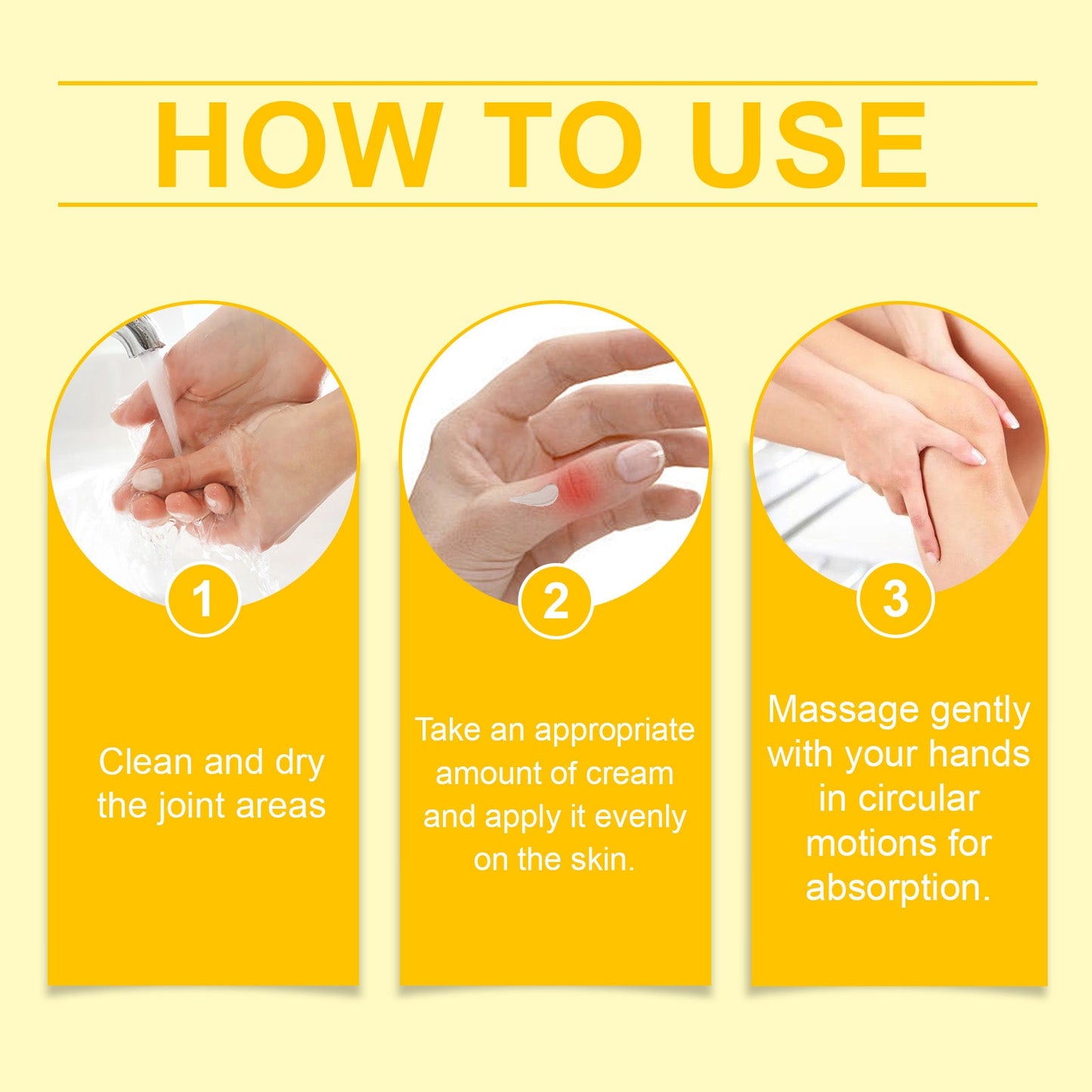 Bee Venom Joint Care Cream, Wrist And Knee Massage Repair Gentle Moisturizing Joint Care Cream