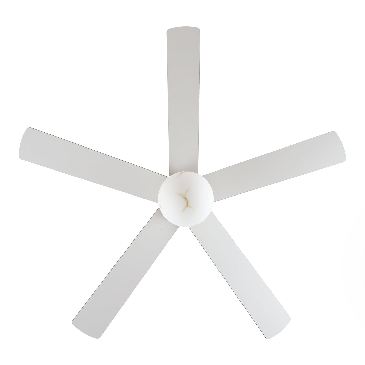 52 Inch Fanny Double-sided Blades Flush Mount LED Ceiling Fan with Remote Control