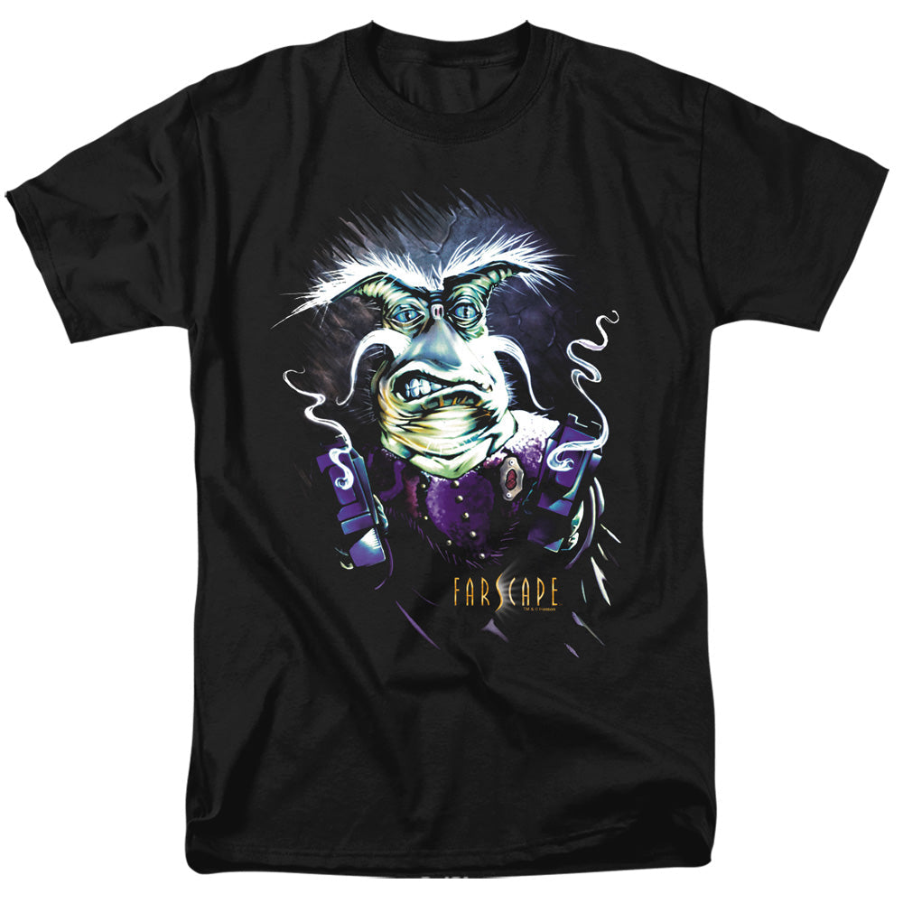 Farscape Rygel Oking Guns Mens T Shirt Black