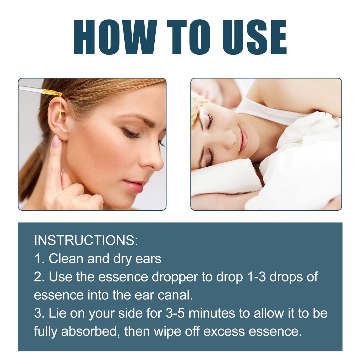 Ear Care Serum, Ear Massage To Relieve Earache Tinnitus Ear Tinnitus Ear Discomfort Detailer