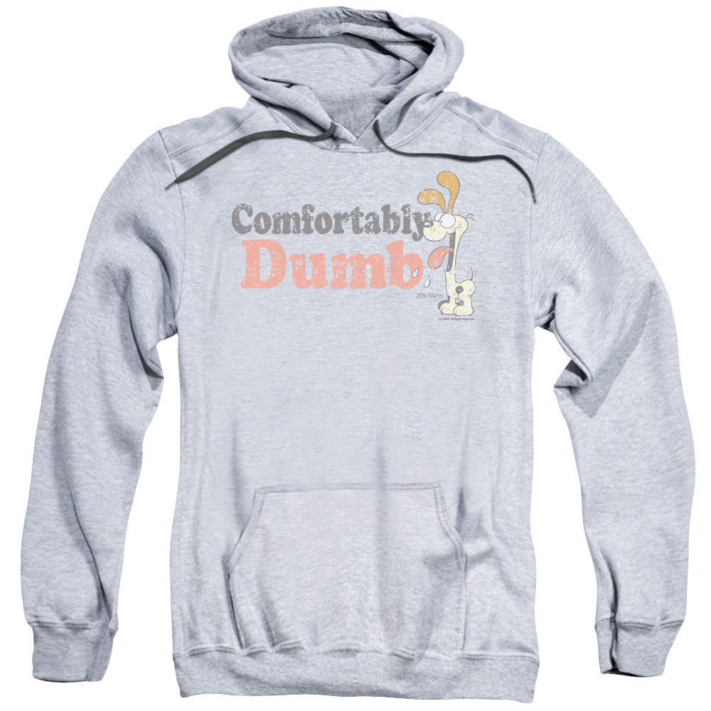 Garfield Comfortably Dumb Mens Hoodie Athletic Heather