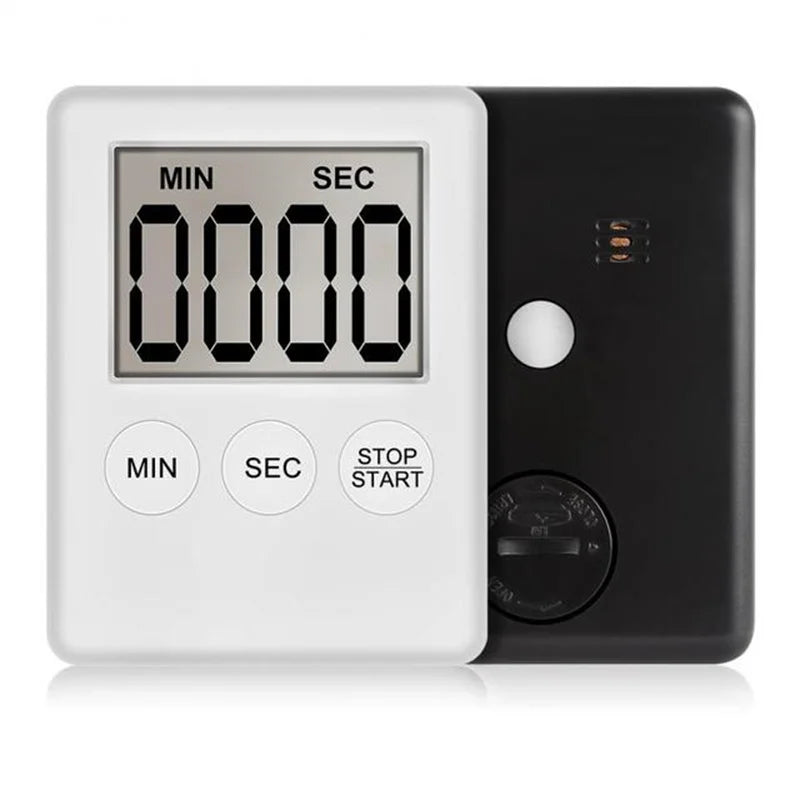 Tick-Tock Tech – Magnetic Digital Kitchen Timer with LCD Screen & Alarm Countdown (Color Options Available)