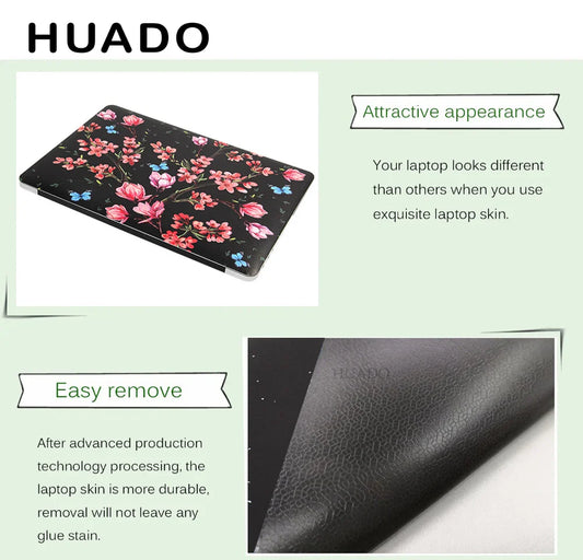 Laptop Sticker 15.6 skin DIY Marble 15.6 Notebook Cover Decal Skins14 15.6 17 inch for MacBook Air Pro 13/HP/DELl/Lenovo