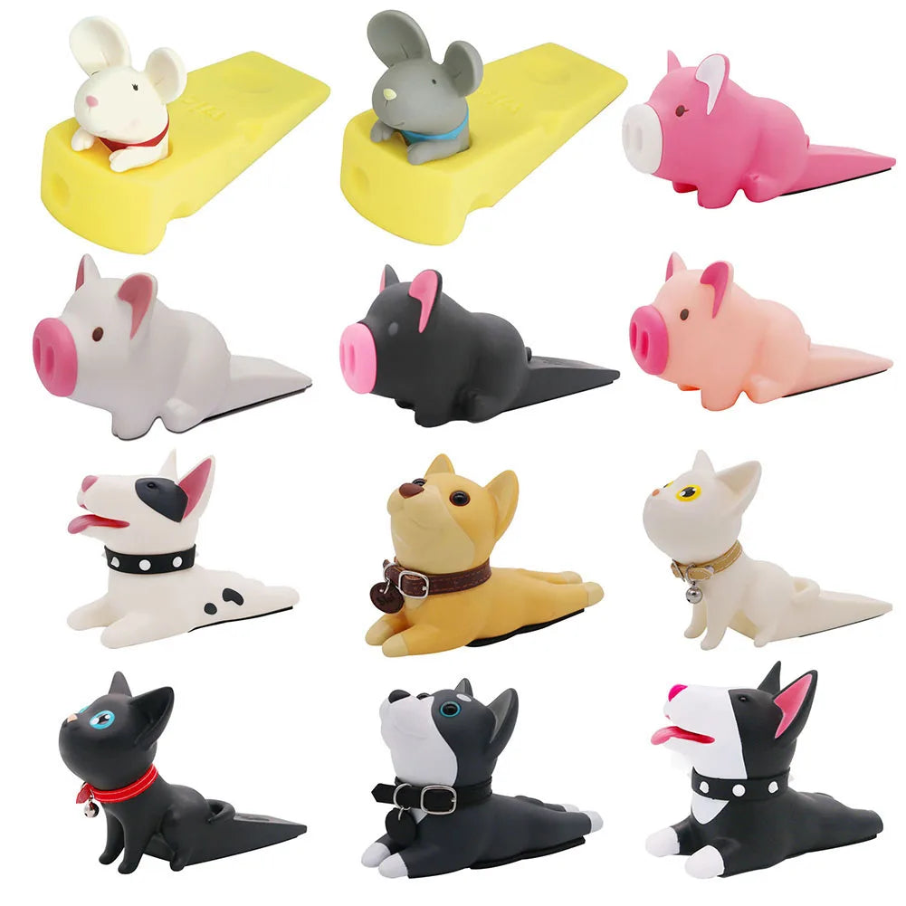 “Pawse Patrol” Cartoon Door Stopper – The Adorable Way to Block Bumps & Save Little Fingers