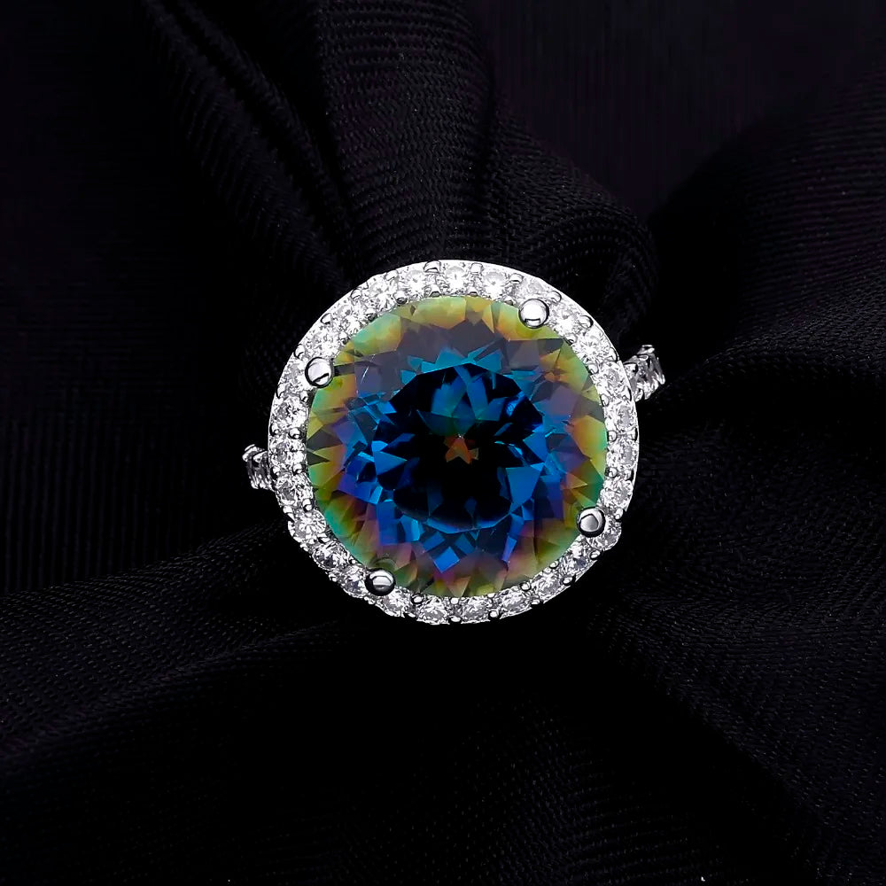 13-Carat Daydream | Gem’s Balle Sterling Silver Mystic Quartz Cocktail Ring