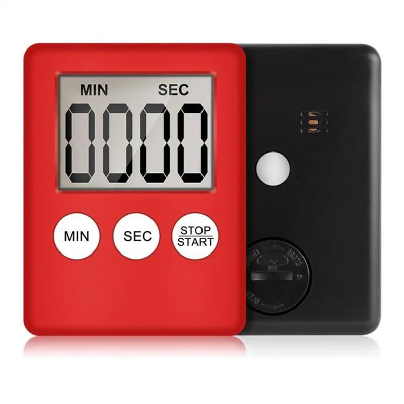 Tick-Tock Tech – Magnetic Digital Kitchen Timer with LCD Screen & Alarm Countdown (Color Options Available)