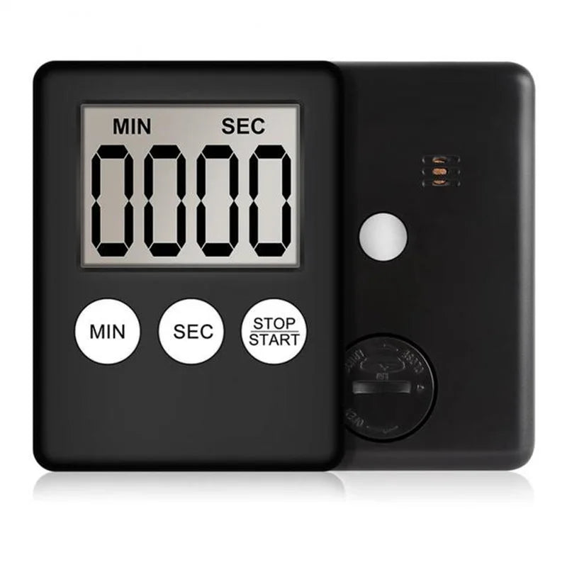 Tick-Tock Tech – Magnetic Digital Kitchen Timer with LCD Screen & Alarm Countdown (Color Options Available)