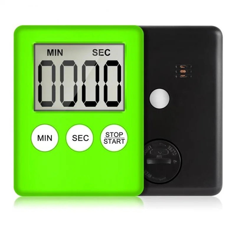 Tick-Tock Tech – Magnetic Digital Kitchen Timer with LCD Screen & Alarm Countdown (Color Options Available)