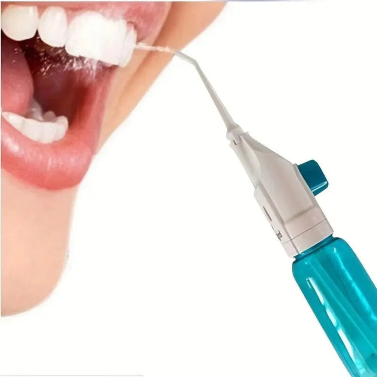 Household High Pressure Oral Irrigator Portable Teeth Clean Water Dental Floss Manual High Pressure Water Toothpick - THOOBO!