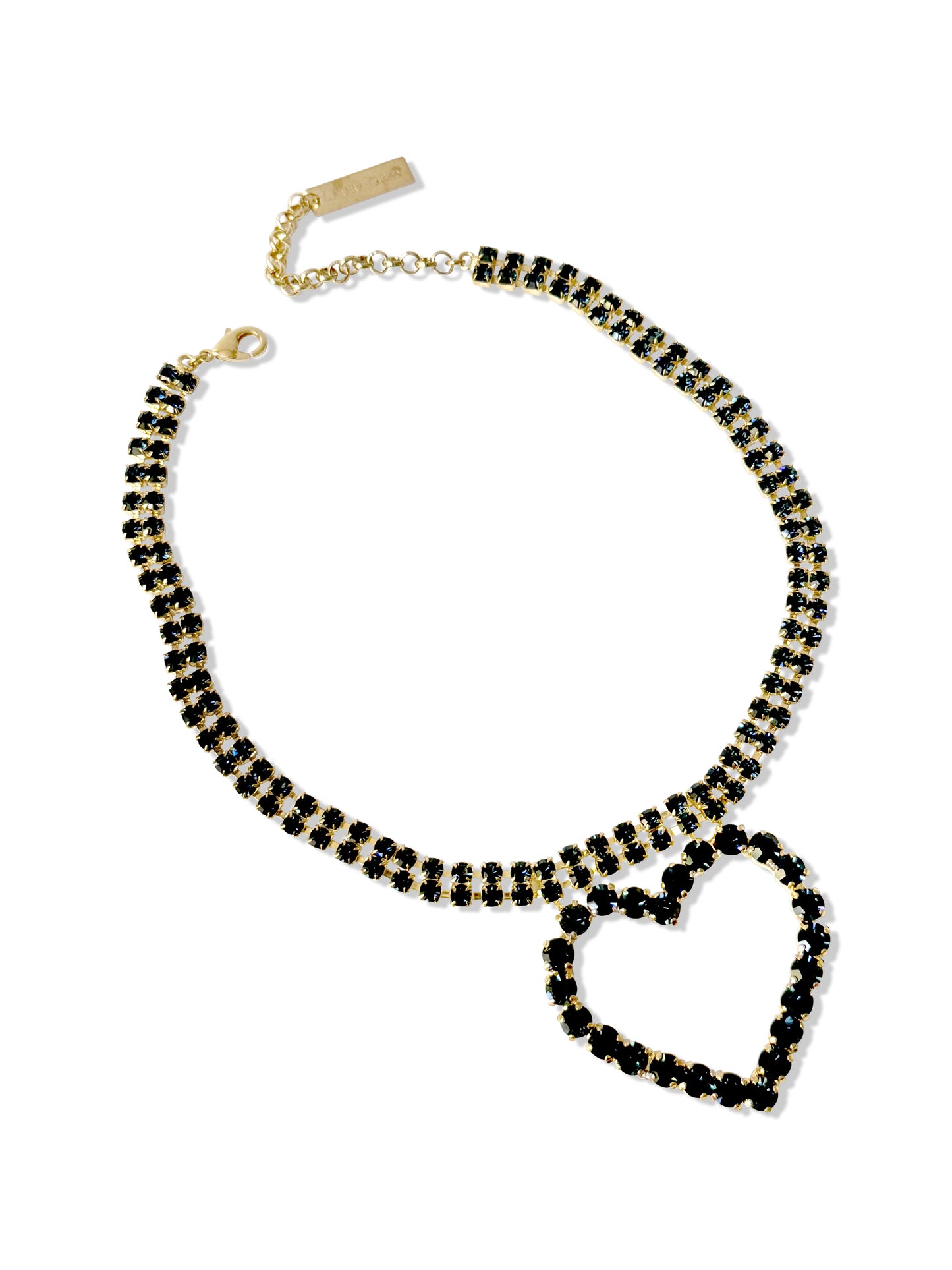 Lulu Blue Heart Necklace