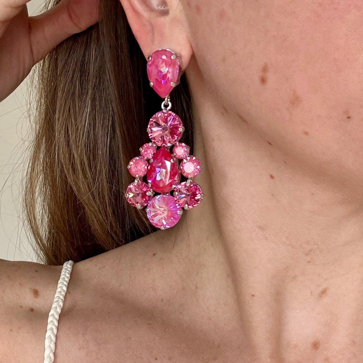 Barbie Pink Shimmer Earrings