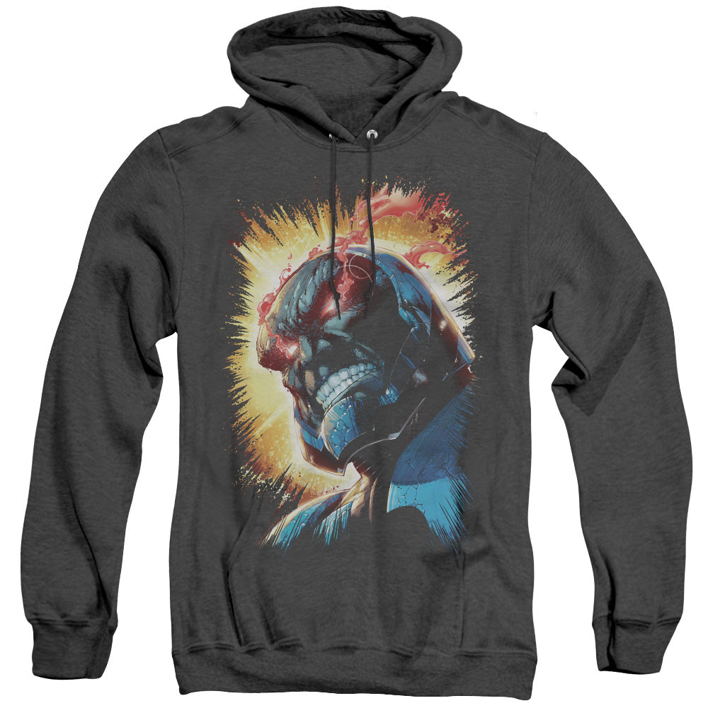 Justice League Darkseid is Heather Mens Hoodie Black Officially Licensed