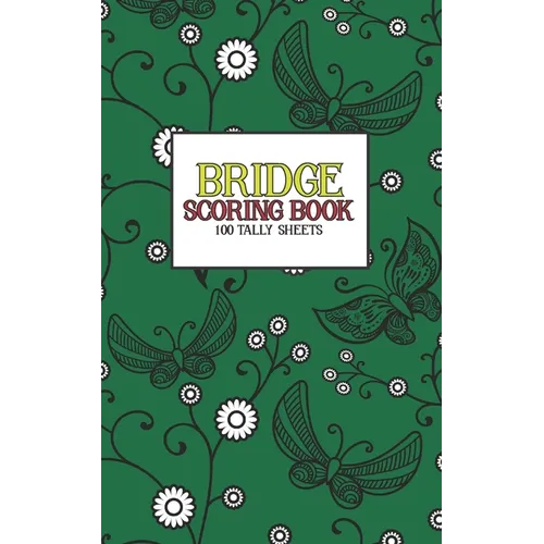 Bridge Scoring Book: 100 Tally Sheets