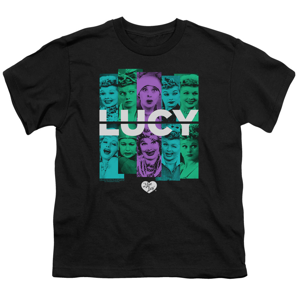 I Love Lucy Shades of Lucy Kids Youth T Shirt Black Officially Licensed