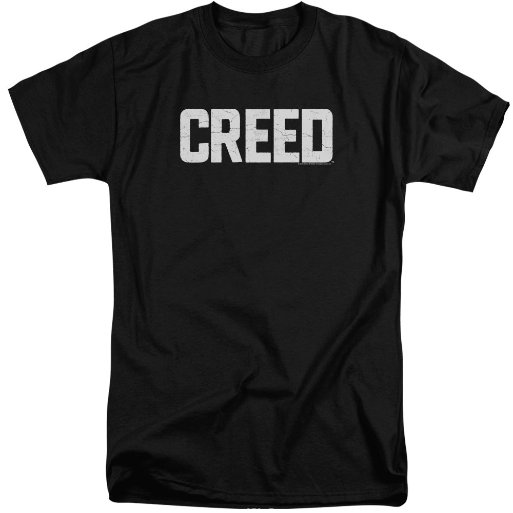 Creed Cracked Logo Mens Tall T Shirt Black Officially Licensed
