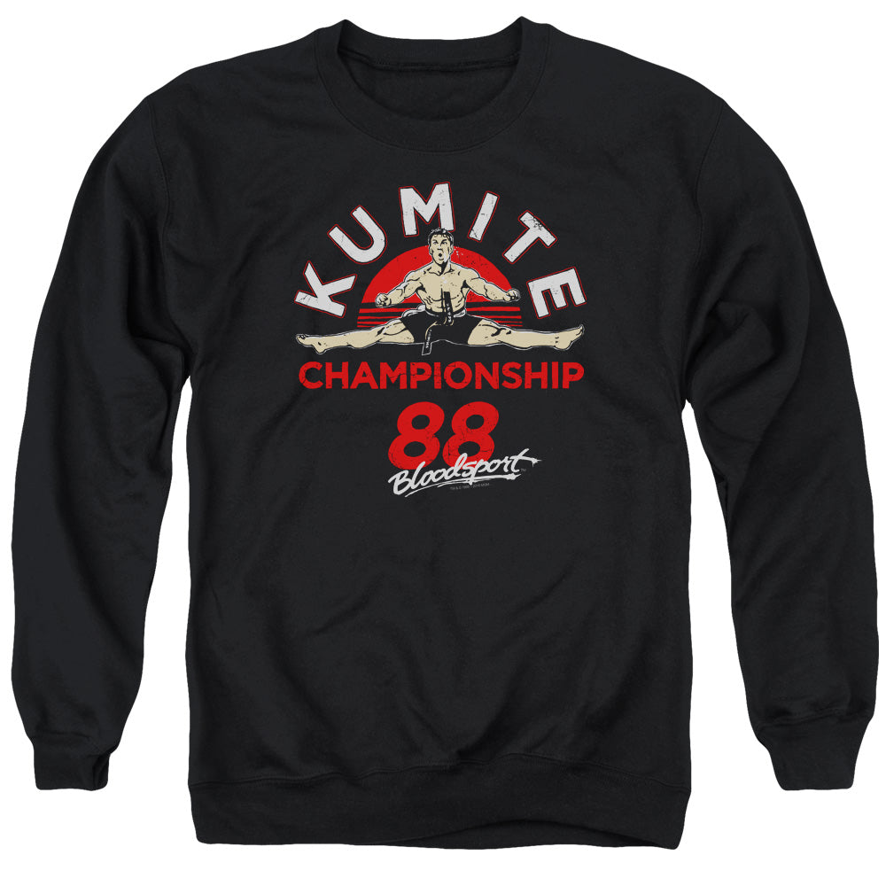 Bloodsport Championship 88 Mens Crewneck Sweatshirt Black Officially Licensed