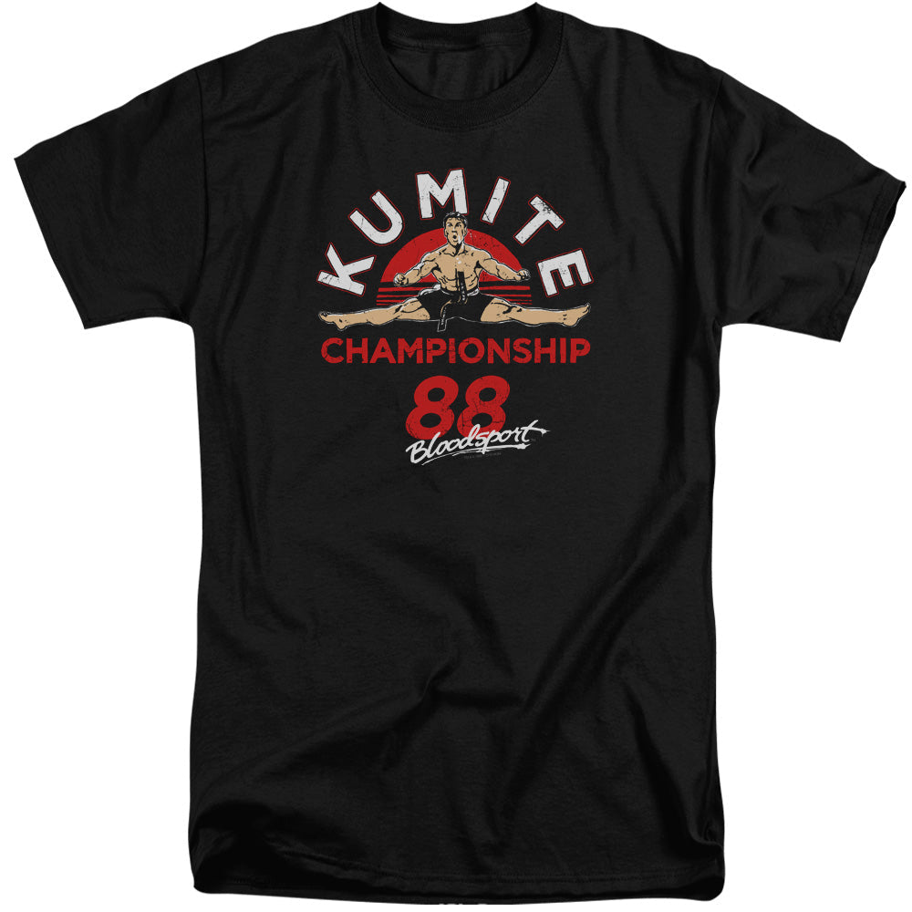 Bloodsport Championship 88 Mens Tall T Shirt Black Officially Licensed