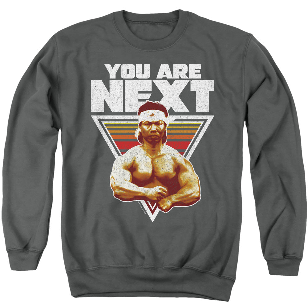 Bloodsport You Are Next Mens Crewneck Sweatshirt Charcoal Officially Licensed
