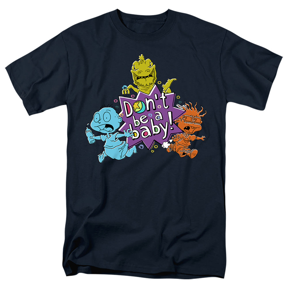 Rugrats Babies Run For The Hills Mens T Shirt Navy