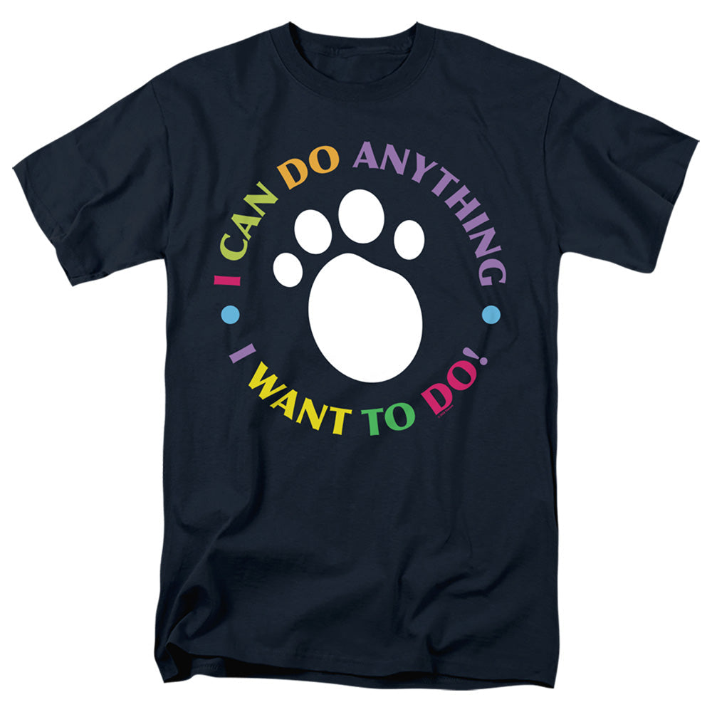 BlueÕS Clues (Classic) I Can Do Anything! Mens T Shirt Navy Officially Licensed