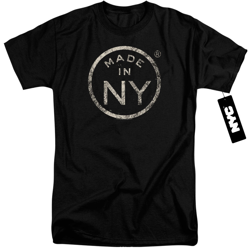 New York City Ny Made Mens Tall T Shirt Black Officially Licensed
