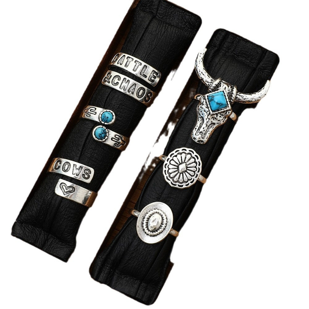 Turquoise Six-piece Bracelet