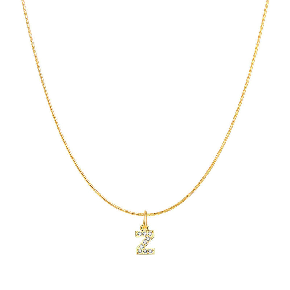 Fashion Personality Round Snake Clavicle Chain Female