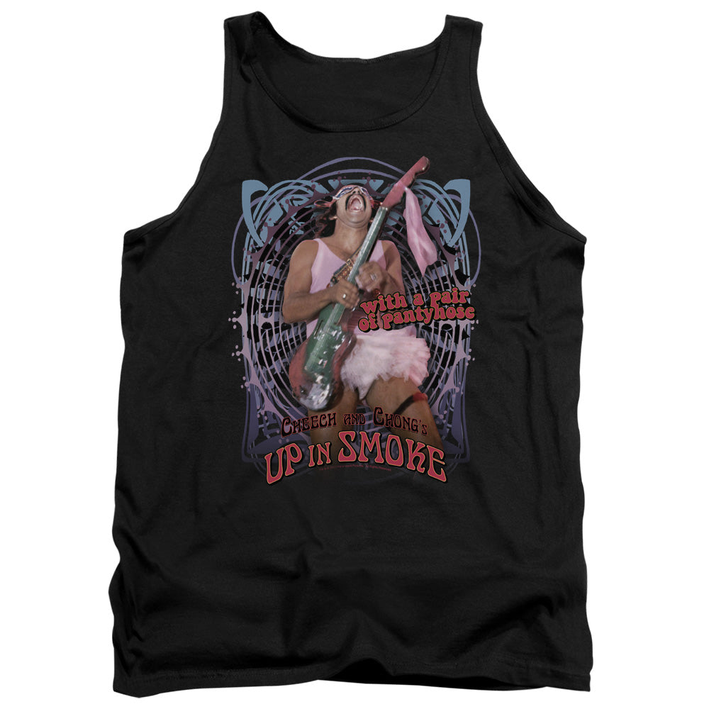 Up In Oke Pantyhose Mens Tank Top Shirt Black Officially Licensed