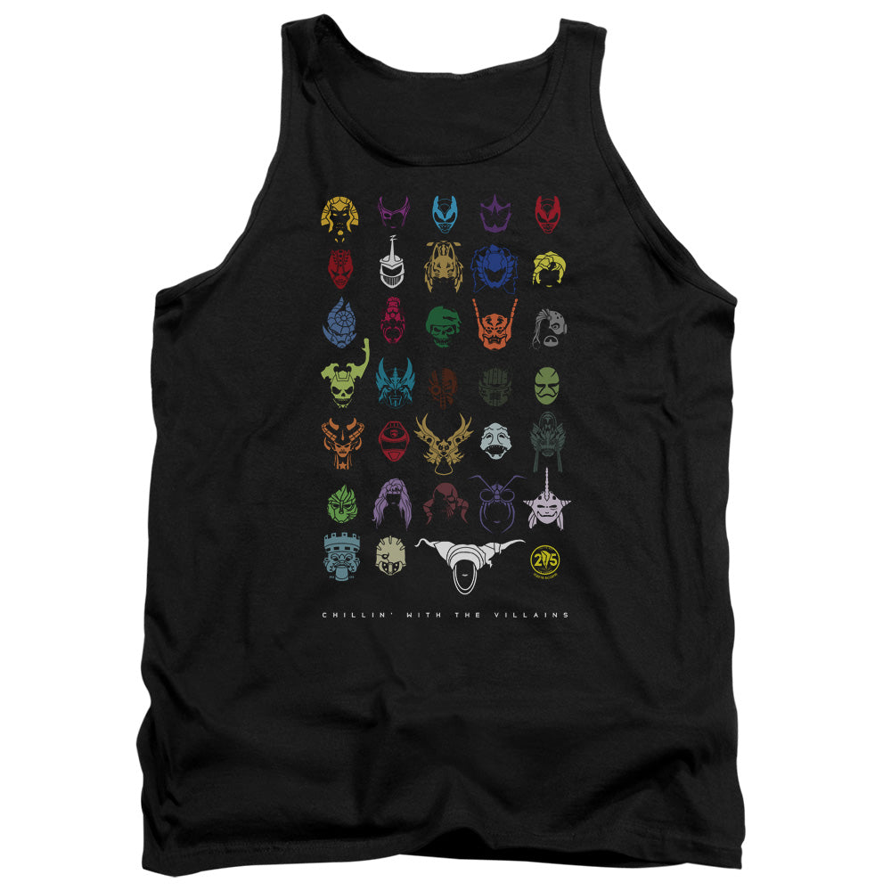 Power Rangers Villians Mens Tank Top Shirt Black Officially Licensed