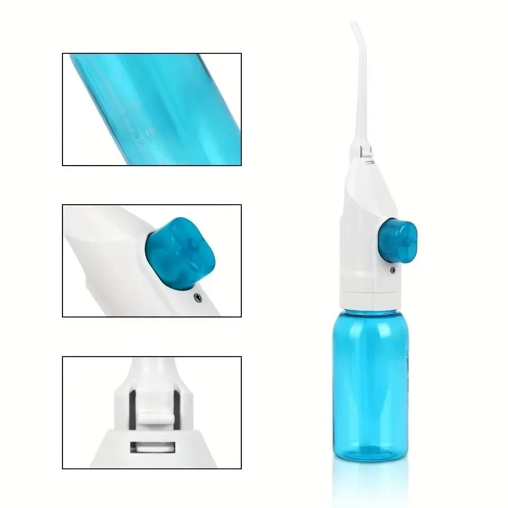 Household High Pressure Oral Irrigator Portable Teeth Clean Water Dental Floss Manual High Pressure Water Toothpick - THOOBO!
