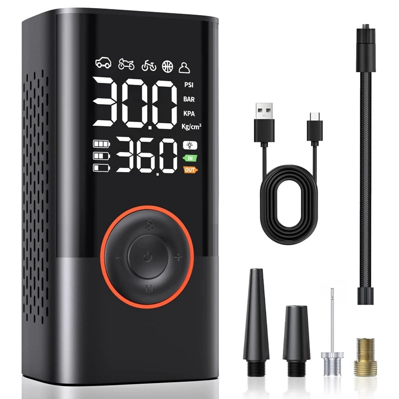 “Pump Commander Pro” Wireless Electric Air Compressor – Inflate Anything, Anywhere, Anytime