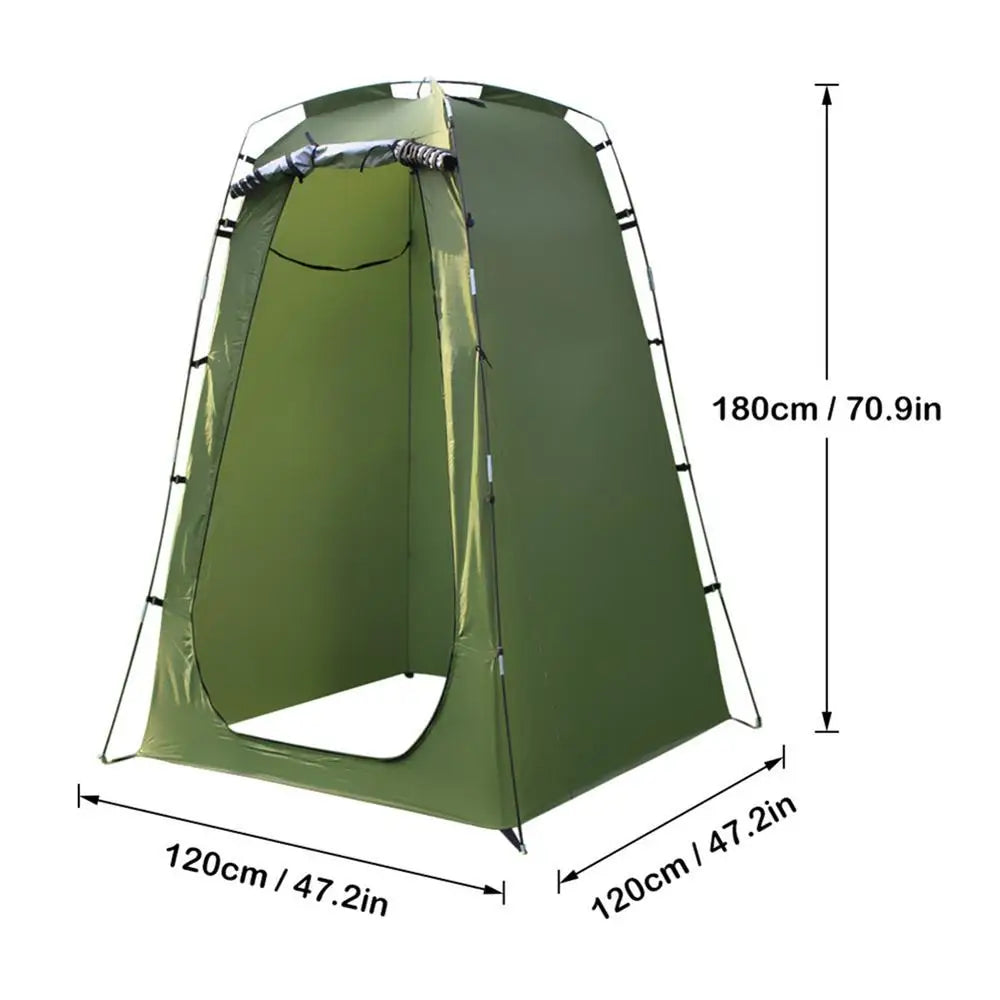 The Pop-Up Pee-Q: Insta-Privacy Outdoor Tent for Showers, Toilets & Quick Changes – Sun-Safe, Camp-Ready & Fast-Pitch Fun