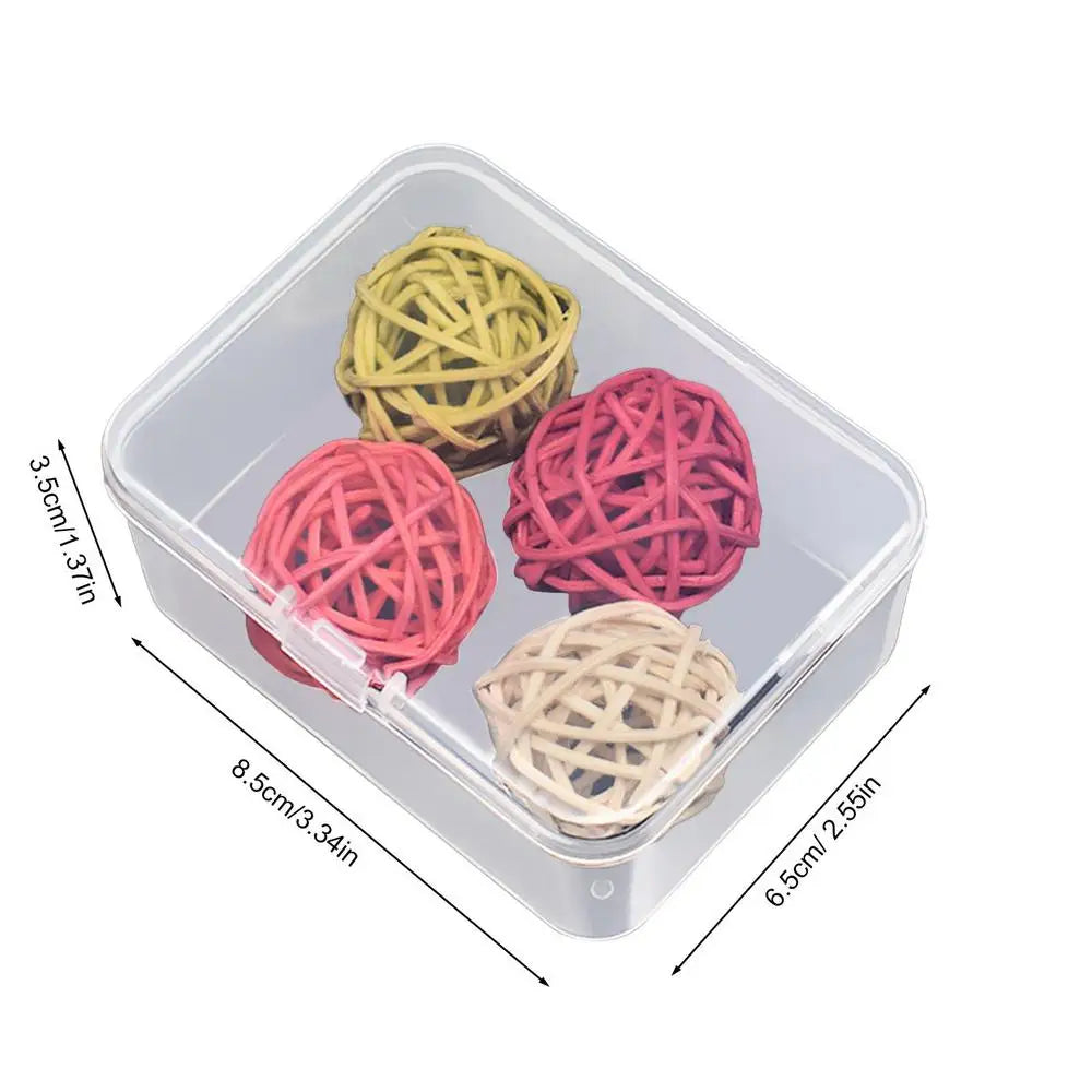 “Tiny Tidy Hero” Clear Mini Storage Box – Snap-Lid Organizer for Life’s Little Chaos