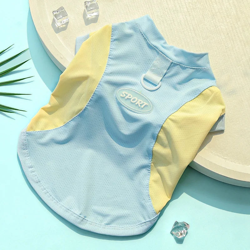 “Breezy Pup Swagger” Summer Cooling Hoodie – Chill Vibes Only for Your Furry Bestie