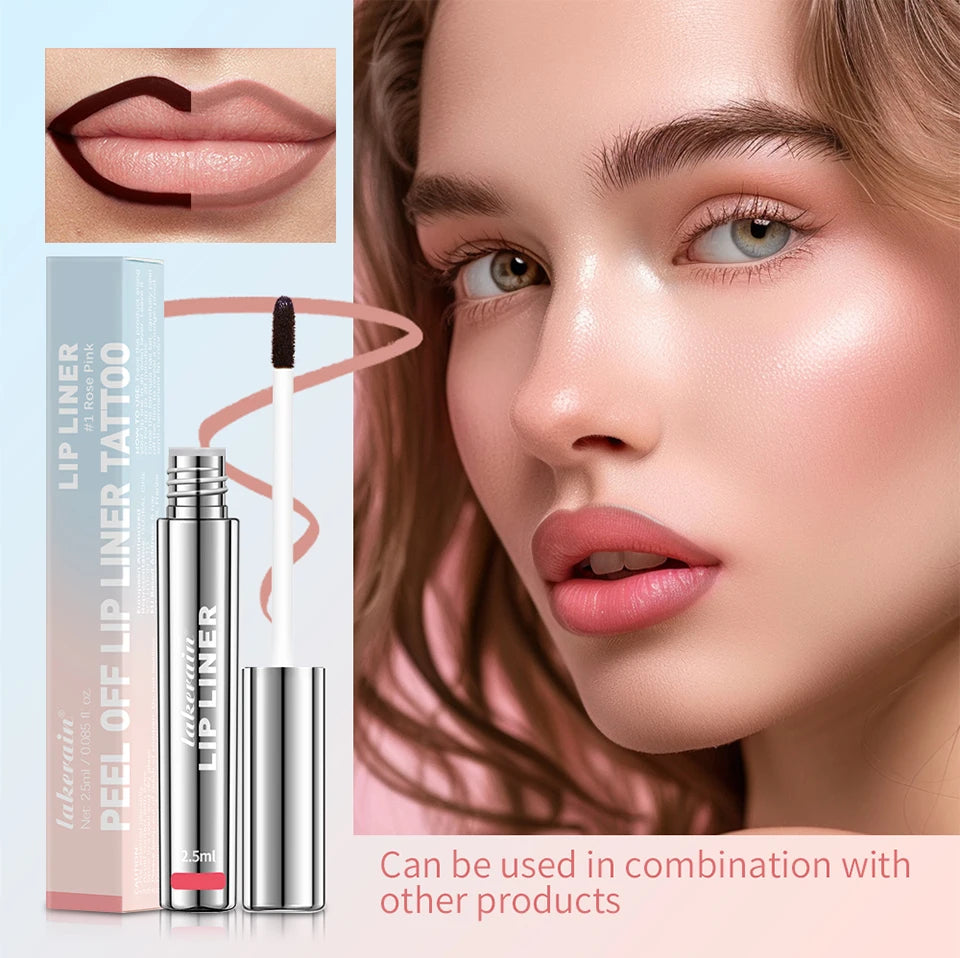 Tattoo Tease Lip Liner – Waterproof Peel-Off Lip Tint for Bold, Smudge-Free Color with a Satisfying Tear-Off Finish