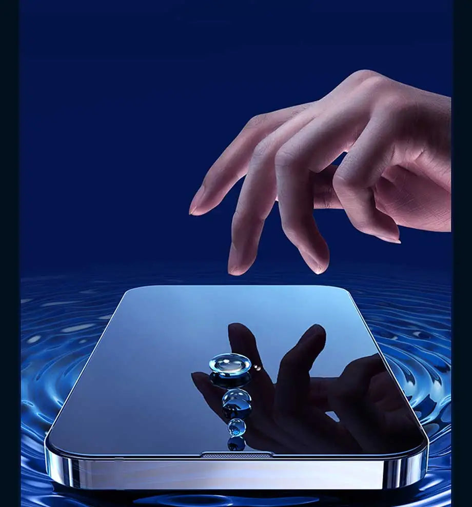 4PCS Tempered Glass for iPhone 11 12 13 14 15 Pro XR X XS Max Screen Protector on for iPhone 12 13 Mini 7 8 6 Plus SE Glass - THOOBO!