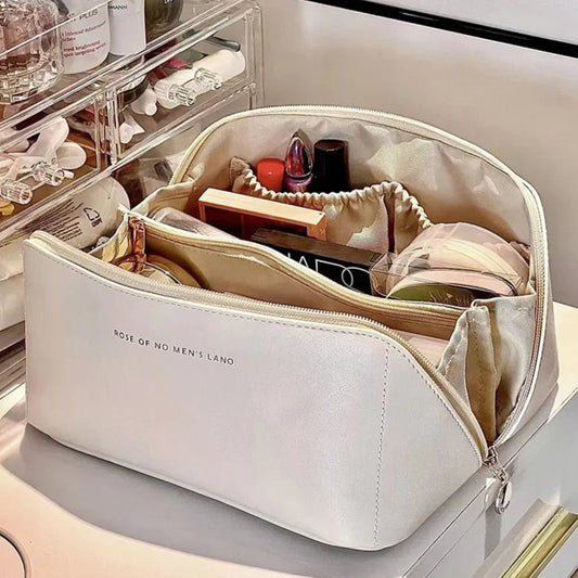 Bag of Holding: Ultra-Clever Travel Cosmetic Case for Women | Zippered Makeup & Toiletry Vault for Organized Queens - THOOBO!