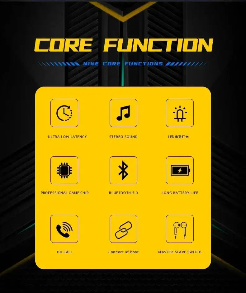 X15 Pro Game Mode Earbuds – Low Latency Wireless Earphones with Mic for Savage Sound & Zero Lag