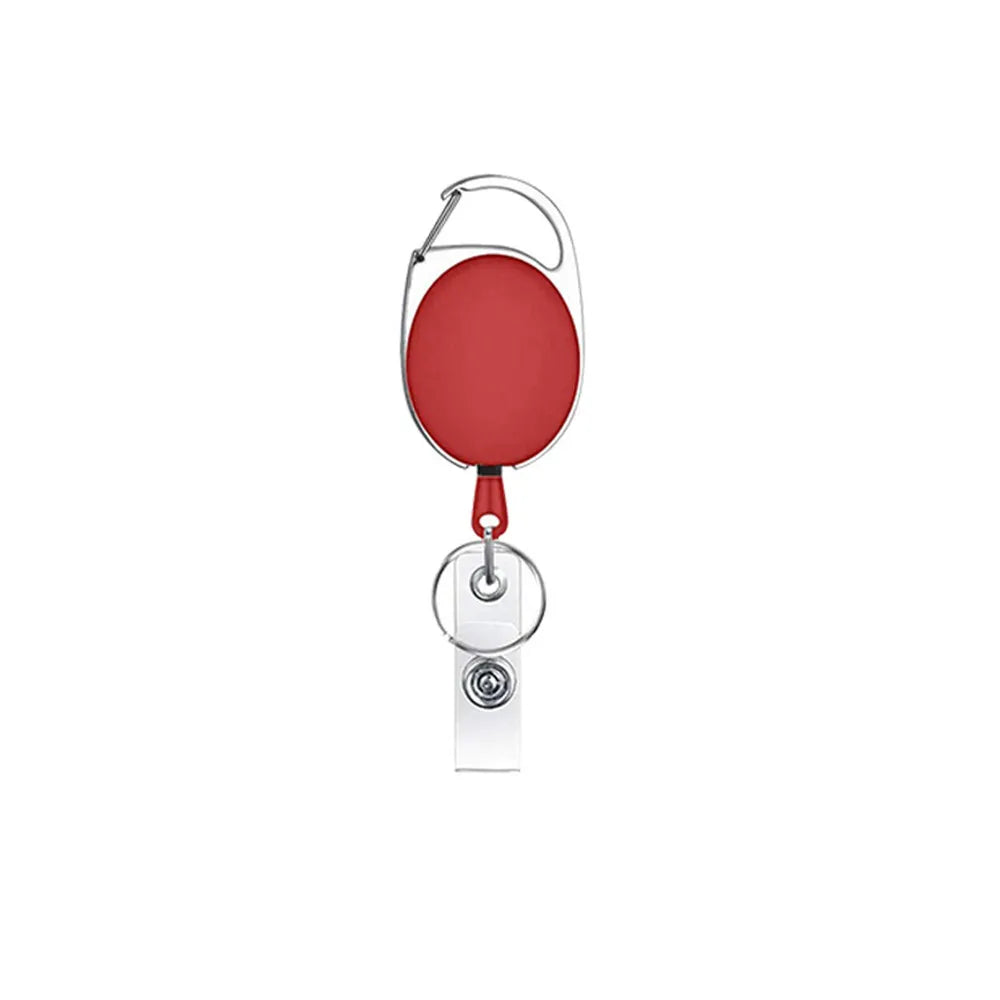 New Retractable Nurse Badge Reel Clip Badge Holder Students Doctor ID Card Holder Keychain Office Accessories - THOOBO!