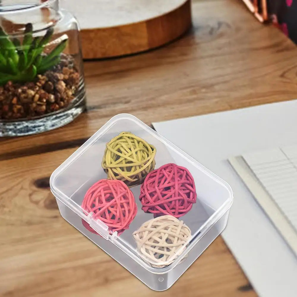 “Tiny Tidy Hero” Clear Mini Storage Box – Snap-Lid Organizer for Life’s Little Chaos