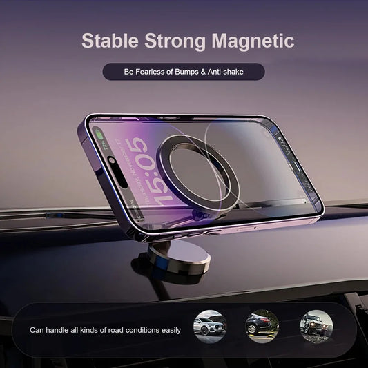 Magnetic Magsafe Car Phone Holder For Vehicles Mobile Support For Car Cell Phone Holder in Car For iPhone 15 14 13 Pro Max Plus